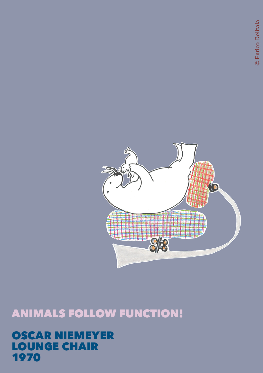 Otaria: Enrico Delitala illustrator animals follow function form follows function Oscar Niemeyer
